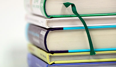 Books stacked together