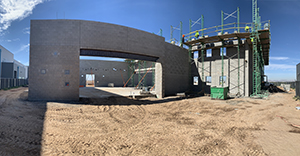 KMBE Phase 2 Progress - main entrance