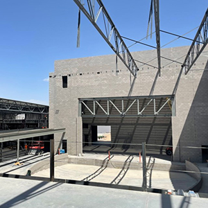Future auditorium building for Crismon High School