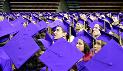 Group of graduating students