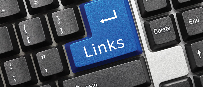Links key on a computer keyboard