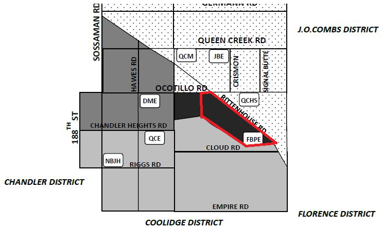 Boundaries for Frances Brandon-Pickett Elementary
