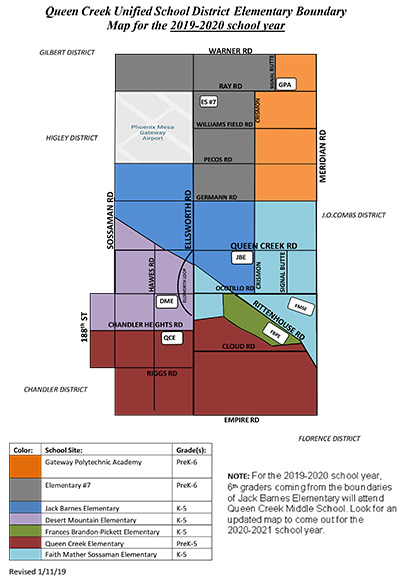 QCUSD Elementary Boundary Map for 2019-2020 School Year