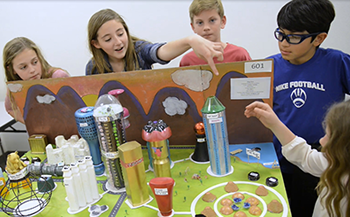 gifted students working together